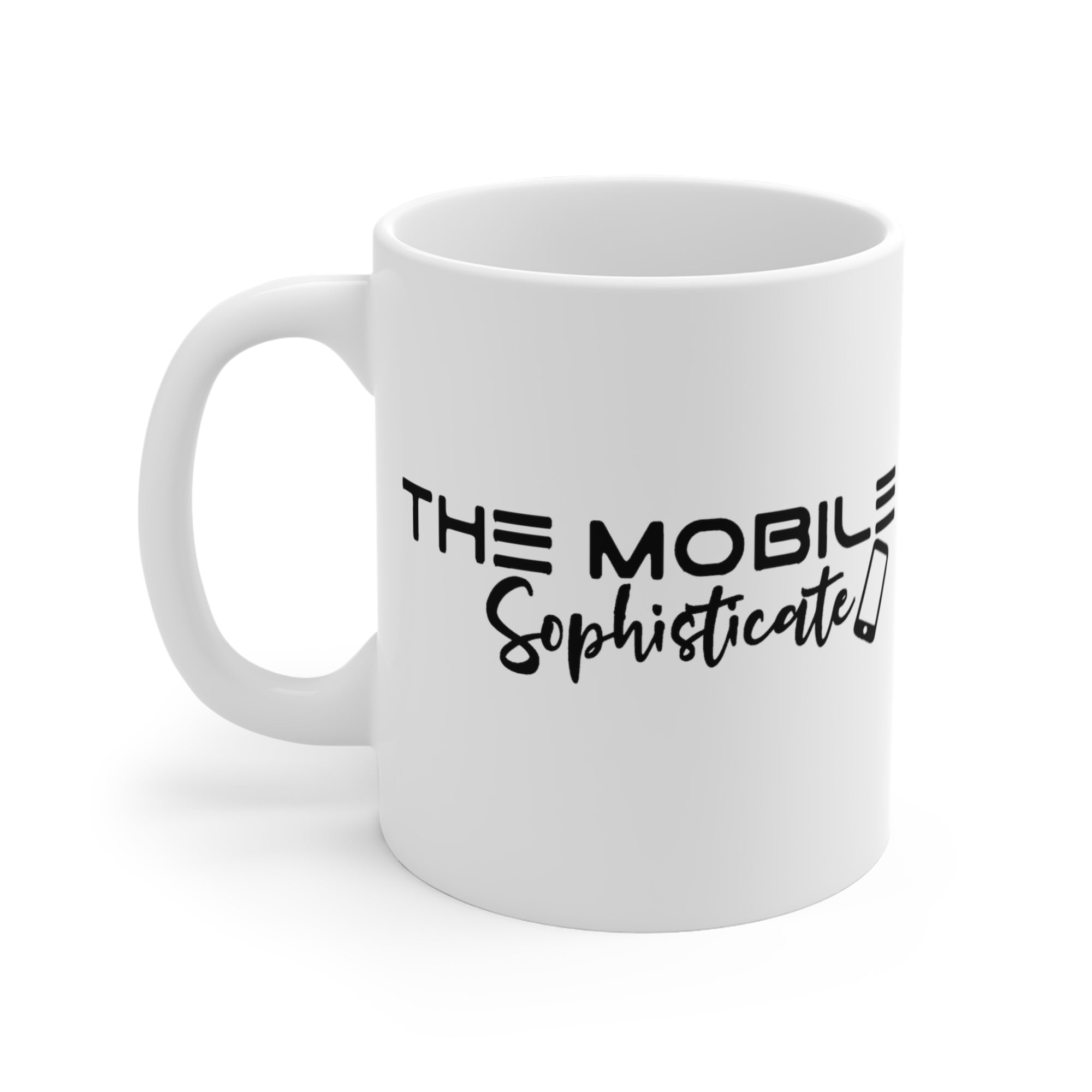 The Mobile Sophisticate Black Logo -  Mug 11oz