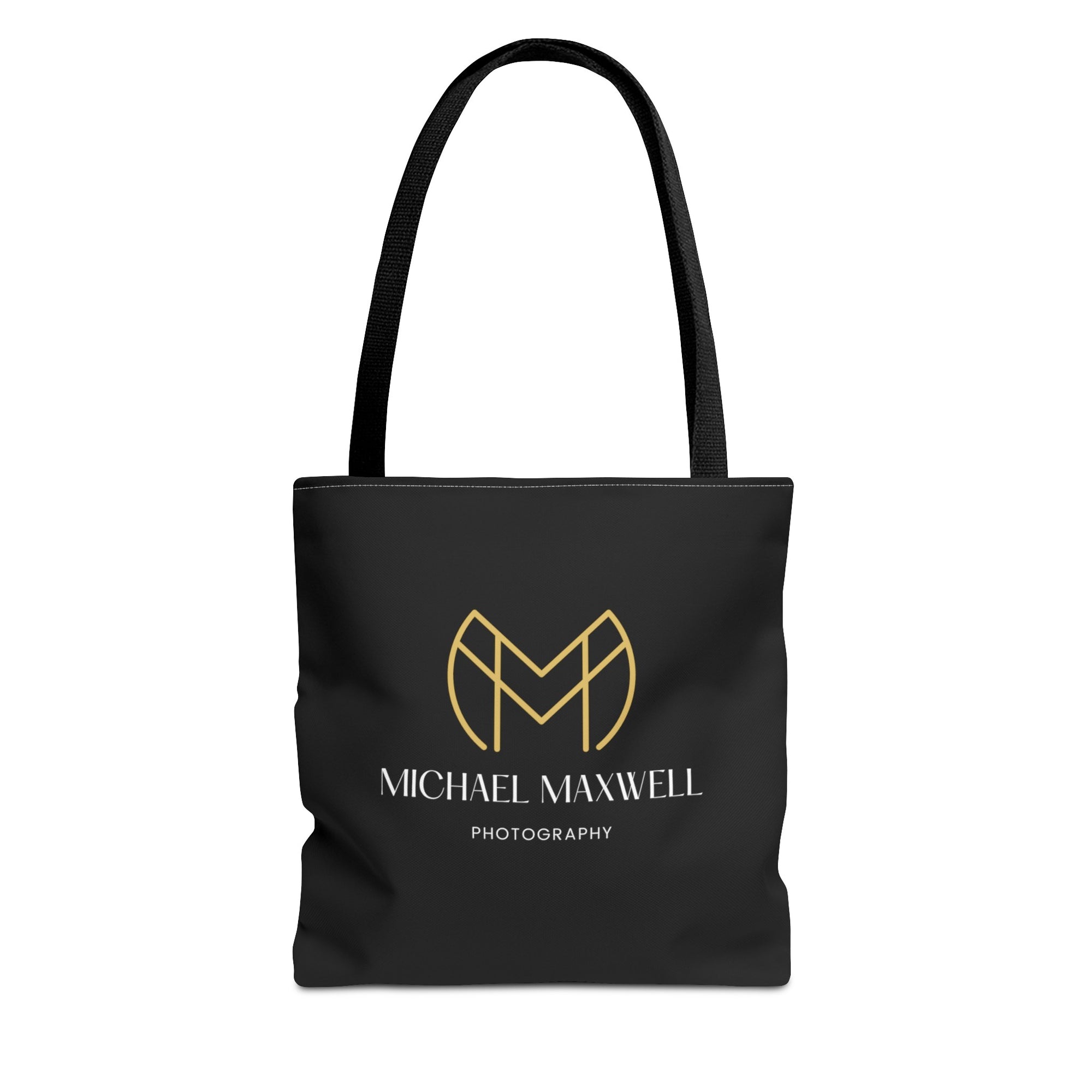 Michael Maxwell Photography - Elegant Gold & White Script Edition - Tote Bag