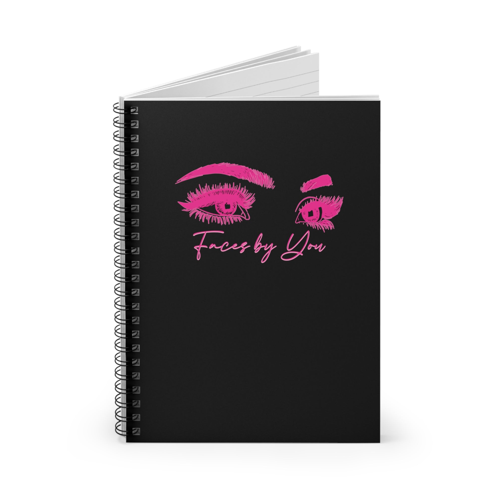 Faces By You - Beauty Vision - Spiral Notebook - Ruled Line