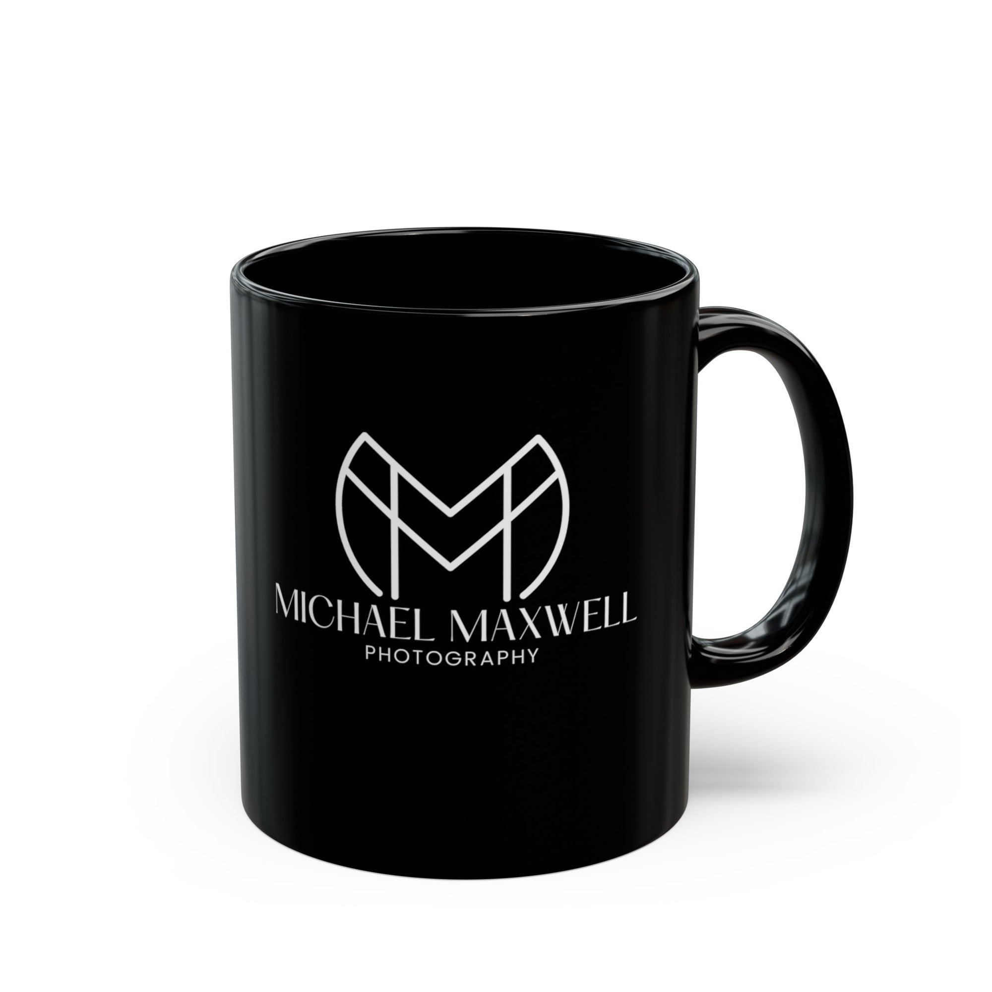 Michael Maxwell Photography - Classic White Script Edition - 11oz Black Mug