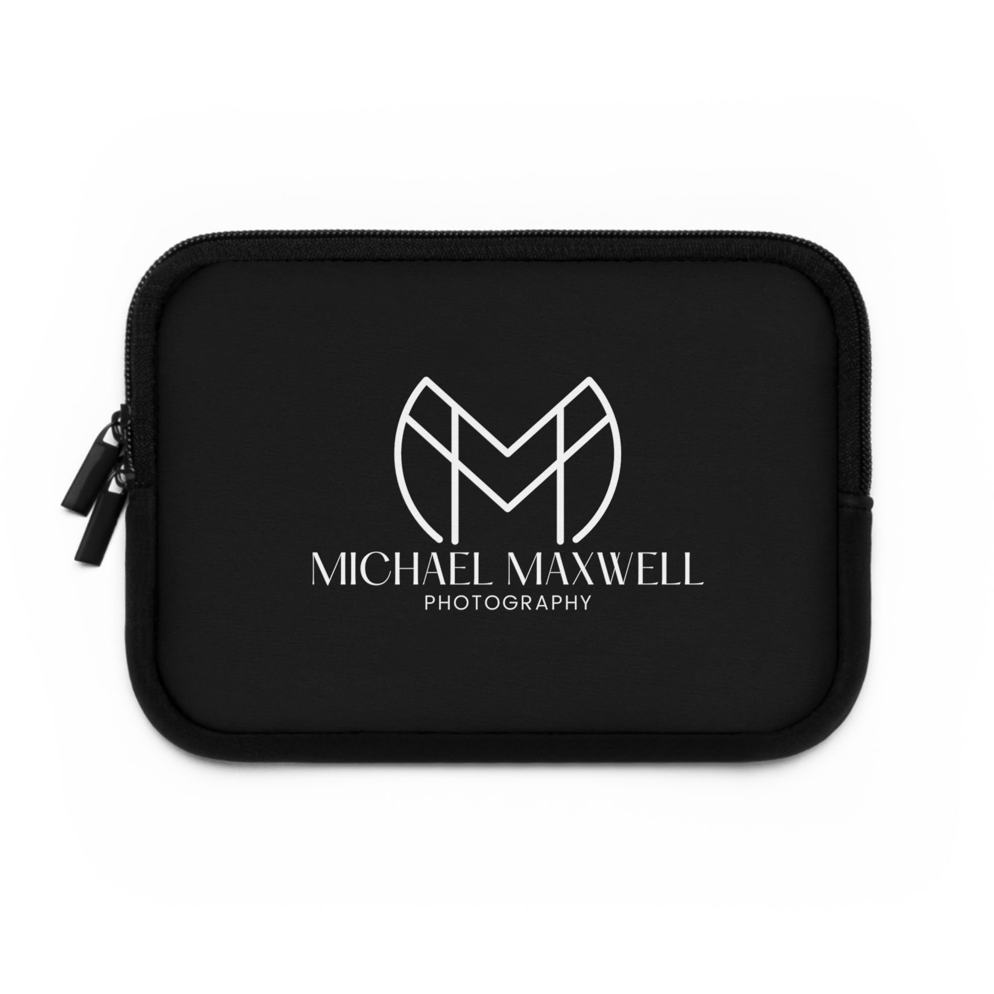 Michael Maxwell Photography - Classic White Script Edition - Laptop Sleeve