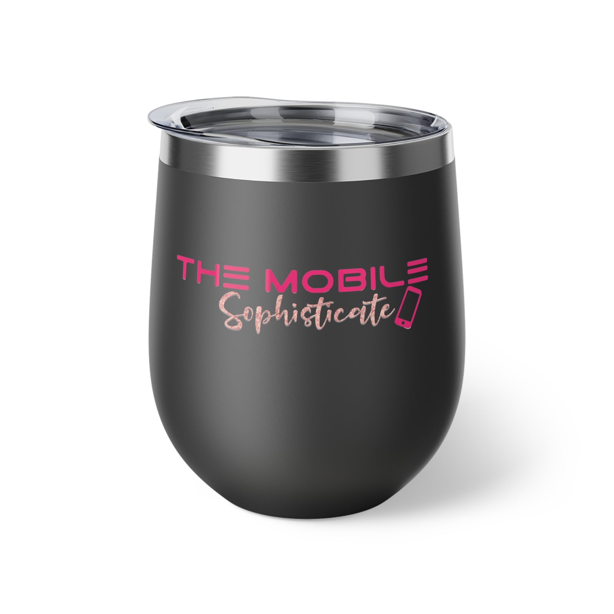 The Mobile Sophisticate Color Logo - Copper Vacuum Insulated Cup 12oz