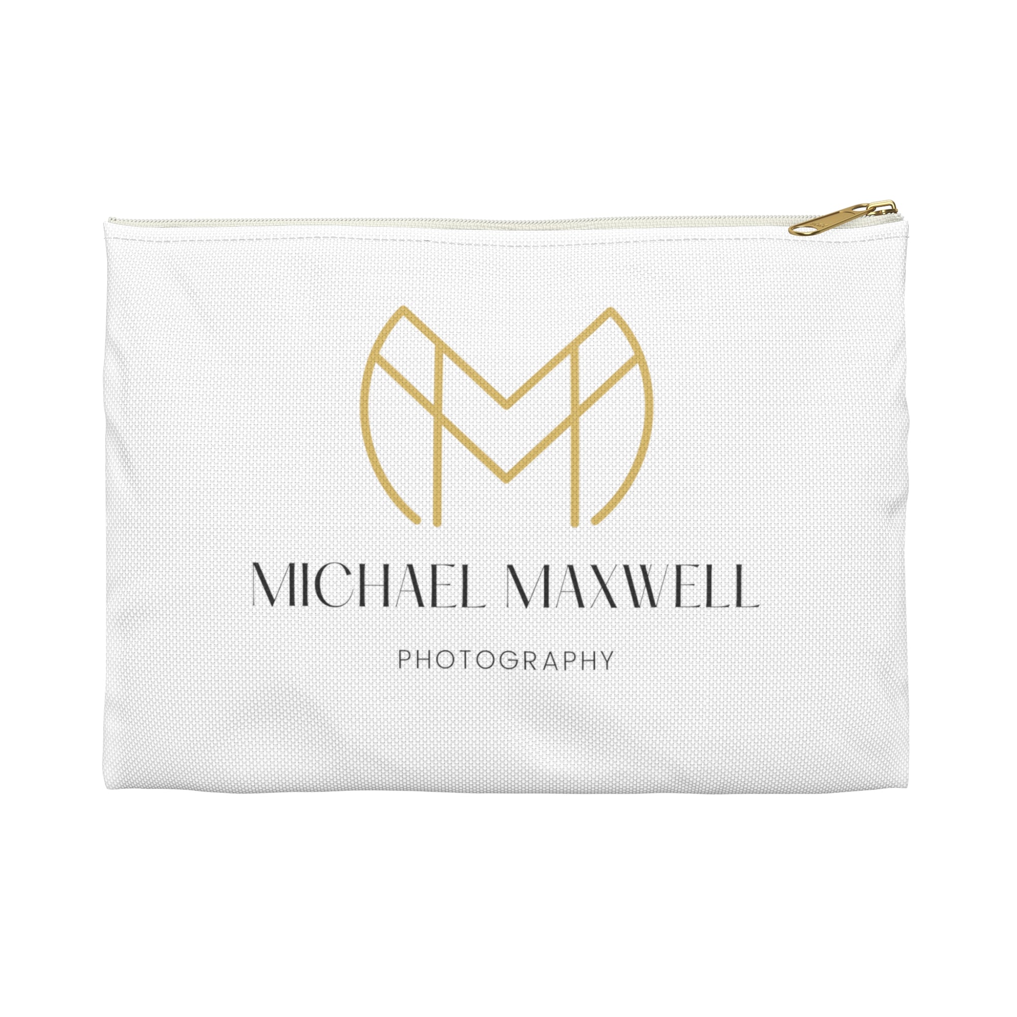 Michael Maxwell Photography - Magic Gold & Gray Script Edition - Accessory Pouch