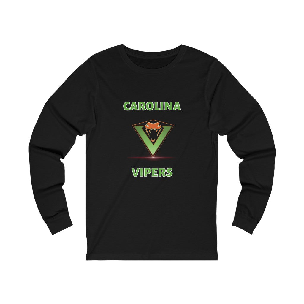 Carolina Vipers Hustle And Heart Coach (Green Text)  - Long Sleeve Tee