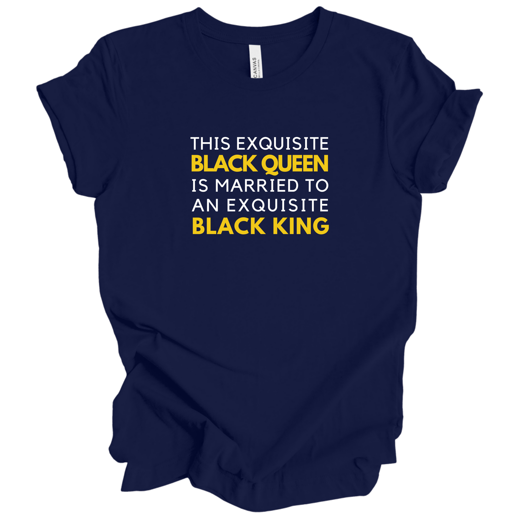 Exquisite Black Queen And Black King - Tee