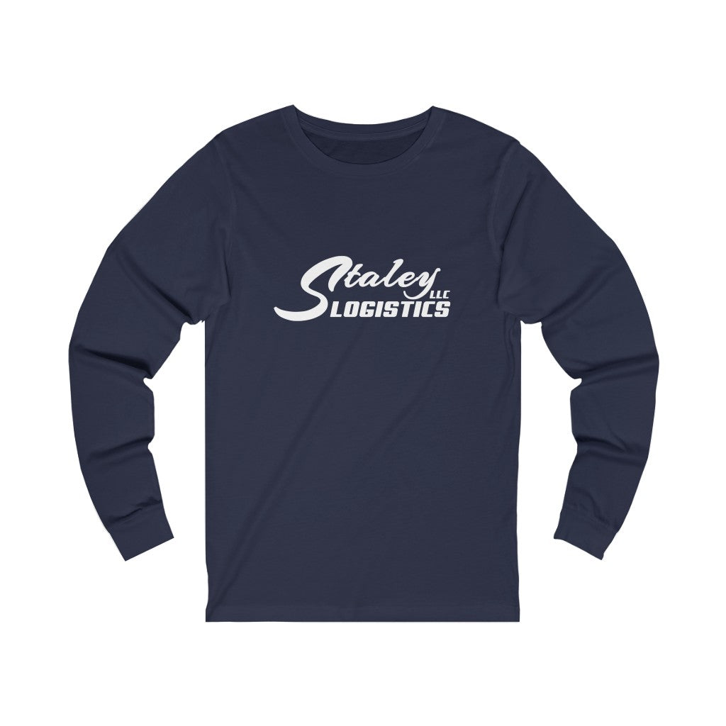 Staley White Text - Long Sleeve Tee