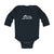 Staley White Text Infant Long Sleeve - Bodysuit