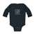 Donaldson White Text Infant Long Sleeve - Bodysuit