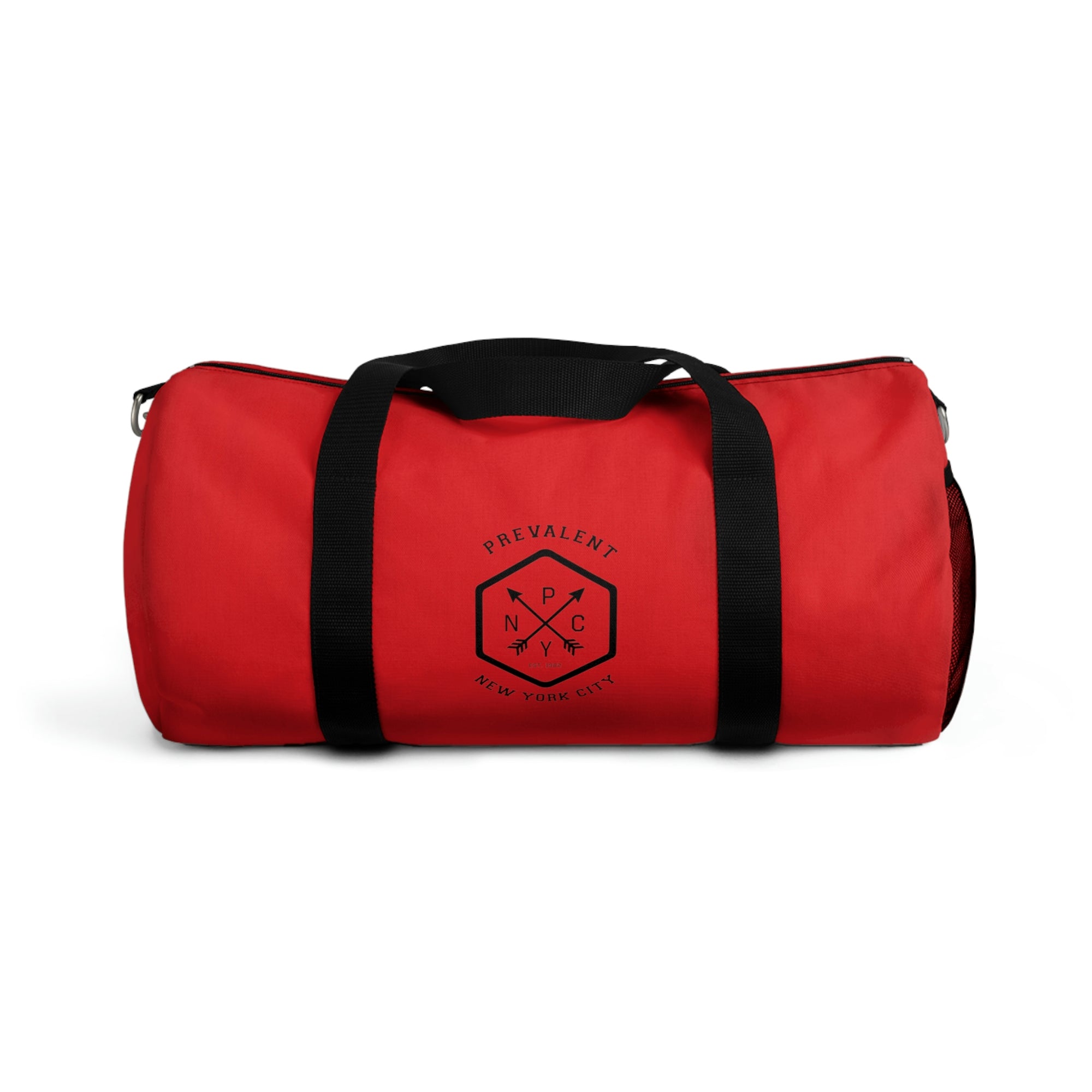 PrevalentENY Black/Red Duffel Bag