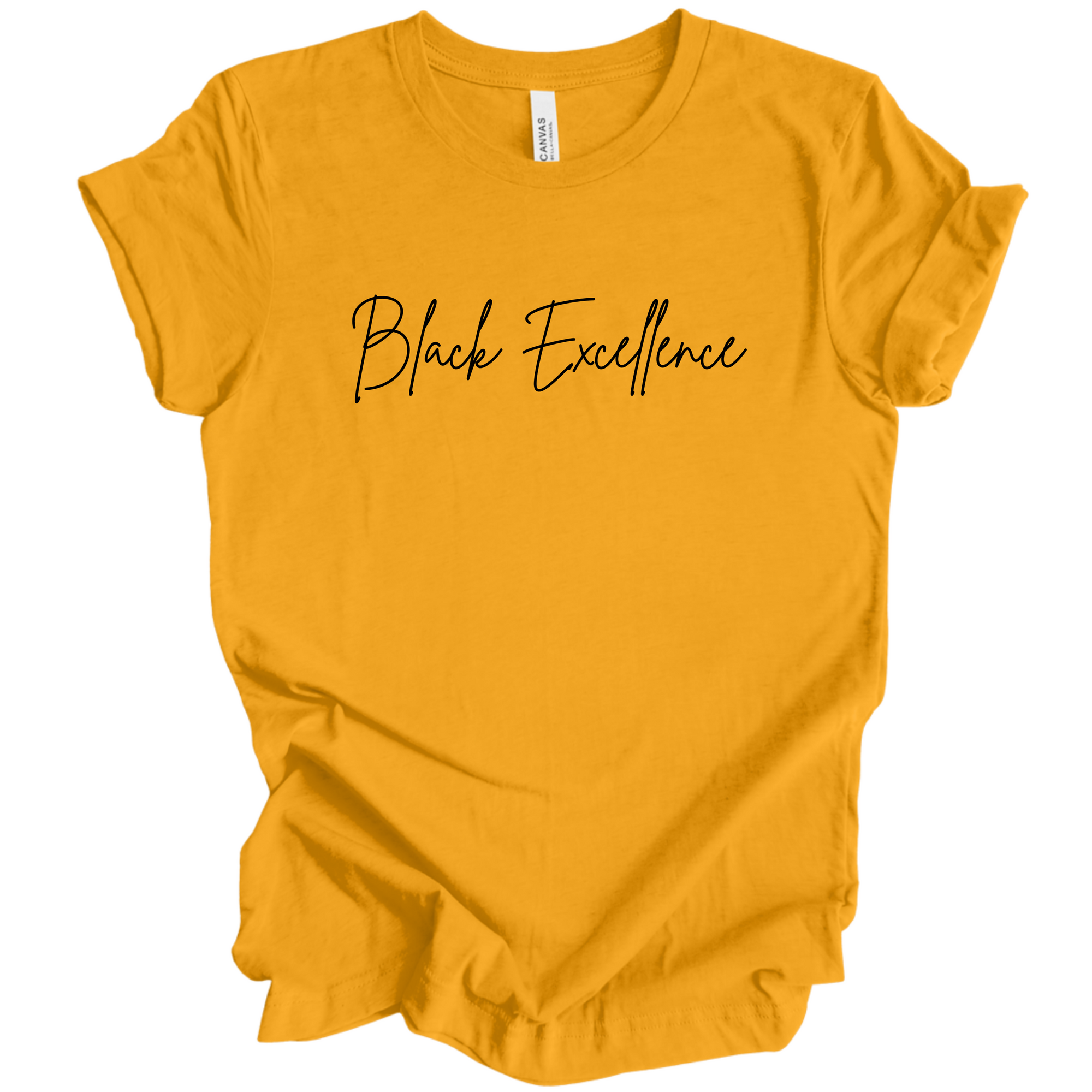 Black Excellence Brittany Black Text - Tee