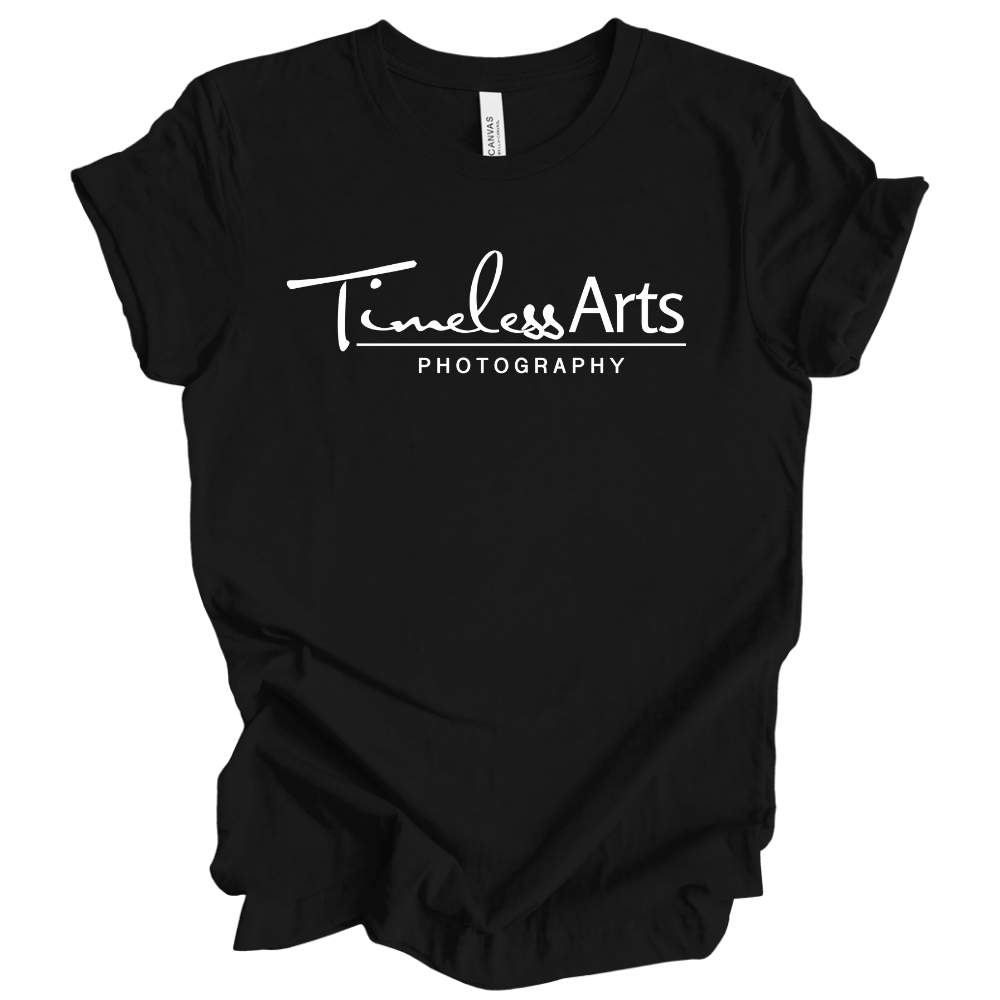 Timeless Arts Photography White Text - Tee