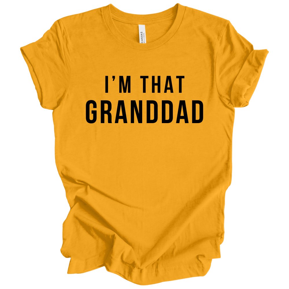 I'm That Granddad Black Text - Tee
